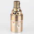 E14 Metall-Lampenfassung Premium vermessingt mit...
