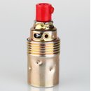 E14 Premium Metallfassung vermessingt Glattmantel mit...