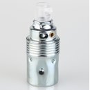 E14 Premium Metallfassung verchromt Glattmantel mit...