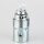 E14 Metall-Lampenfassung Premium verchromt mit Zugentlaster transparent, Glattmantel, M10x1 IG