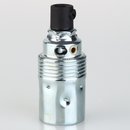 E14 Premium Metallfassung verchromt Glattmantel mit...