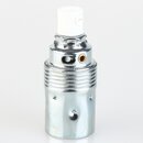 E14 Metall-Lampenfassung Premium verchromt mit...