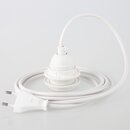 PVC Lampenpendel E27 mit Kunststoff-Fassung und...