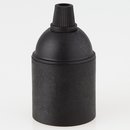 E27 Kunststoff Fassung schwarz ohne Auengewinde...