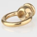 Ringnippel Messing unbehandelt M10x1 Innengewinde – schwere Ausführung, Ø 30 mm