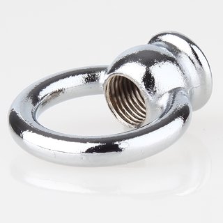 Ringnippel chrom 30mm M10x1 Innengewinde