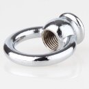 Ringnippel Metall verchromt M10x1 Innengewinde – schwere Ausführung, Ø 30 mm