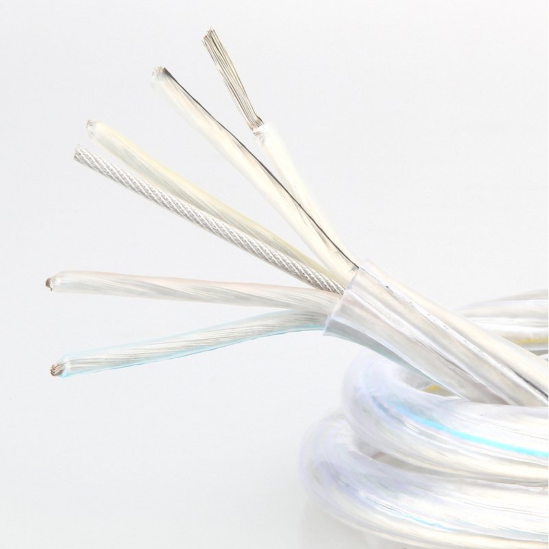 PVC-Lampen-Kabel transparent 2-adrig kaufen