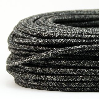 Textilkabel grau meliert 2-adrig 2x0,75...