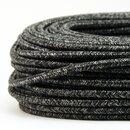Textilkabel grau meliert 2-adrig 2x0,75 Schlauchleitung...
