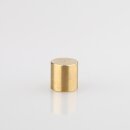 Lampen Abschlussknopf M4 Innengewinde 10x10 mm Messing roh