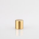 Lampen Abschlussknopf M8x1 Innengewinde 10x10 mm Messing roh