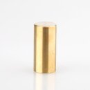 Lampen Abschlussknopf M10x1 Innengewinde 12x25mm Messing roh