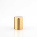 Lampen Abschlussknopf M10x1 Innengewinde 12x15mm Messing roh