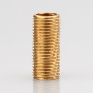 M10x1 AG auf M8x1 IG Reduzier Gewinde-Adapter | Lnge 22 mm | Messing roh