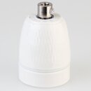 E27 Premium Porzellan-Lampenfassung glasiert, inkl....