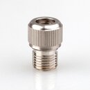 M10x1 Zugentlastung aus Metall edelstahloptik 3-teilig...