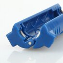 Koaxial Kabel Abisolierwerkzeug mit Öffnungsfeder und Sperrklinke