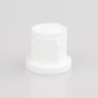 Abschluss-Stopfen wei fr Rohr  13 mm