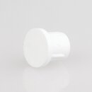 Abschluss-Stopfen wei fr Rohr  13 mm