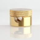 Lampen Distanz-Aufhänger „Affenschaukel“ – Messing roh 20x4,3 mm, Metall, Umlenkung von Kabeln