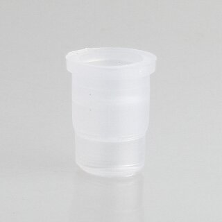 Kabeldurchführungstülle Ø 11 mm | Weich-PVC transparent | Für Lochbohrung 10 mm | Durchgang 8 mm