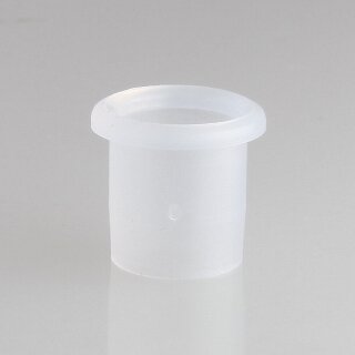 Kabeldurchführungstülle Ø 12,5 mm | Weich-PVC transparent | Für Lochbohrung 10 mm | Durchgang 9 mm