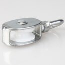 Umlenkrolle / Blockseilrolle 25 mm aus Zinkdruckguss, verzinkt – Nylonrolle, für Kabel bis Ø 7 mm