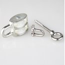 Umlenkrolle Blockseilrolle doppelt 20mm Set fr Kabel bis...