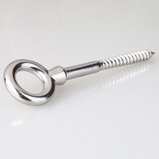 Ringbolzen 6x60 mm mit Holzgewinde &ndash; Edelstahl A4, seewasser- & surebestndig