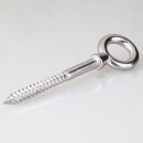 Ringbolzen 6x60 mm mit Holzgewinde – Edelstahl A4, seewasser- & säurebeständig