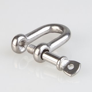 Schkel gerade kurze Form 4mm Edelstahl rostfrei Niro V4a