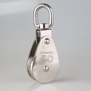 Umlenkrolle / Blockseilrolle Edelstahl  50 mm mit...