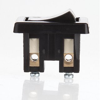 Tischleuchten Wippschalter Lampen Einbauschalter schwarz 250V/2A Schraubanschluß