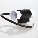 E14 Doppel-Lampenfassung 2A/250 V T150 mit Anschlusskabel...