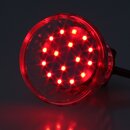 E14 LED Kappenlampe 1,2W rot &ndash; 16+4 SMD, 230V,...