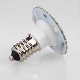 E14 LED Kappenlampe 1,2W grn &ndash; 16+4 SMD, 230V, passend fr Diamantschliffkappen