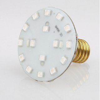 E14 LED Kappenlampe blau 16+4 SMD 1,2W/230V