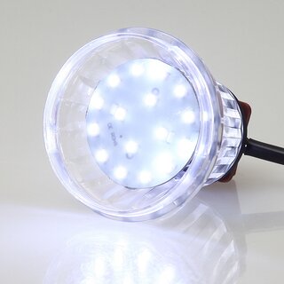 E14 LED Kappenlampe 1,2W kaltwei &ndash; 16+4 SMD, 230V, passend fr Diamantschliffkappen