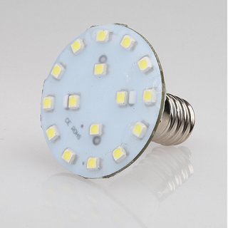 E14 LED Kappenlampe kaltwei 16+4 SMD 1,2W/230V