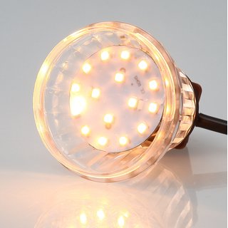E14 LED Kappenlampe warmwei 16+4 SMD 1,2W/230V