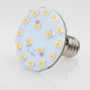 E14 LED Kappenlampe 1,2W warmweiß – 16+4 SMD, 230V, passend für Diamantschliffkappen