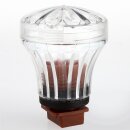 Höpler E14/230V Komplettfassung mit roter Diamantschliffkappe - Set für Schaustellerbeleuchtung