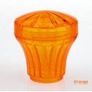 Hpler E14/230V Fassung Diamantschliffkappen-Set orange