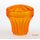 Höpler E14/230V Fassung Diamantschliffkappen-Set orange