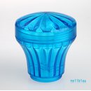 Hpler E14/230V Fassung Diamantschliffkappen-Set hellblau