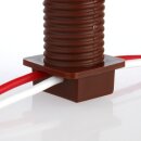 Höpler E14/230V Komplettfassung mit klarer Diamantschliffkappe – Set für Schaustellerbeleuchtung