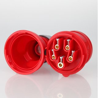 PCE CEE Stecker 5-polig 16A/400V IP44 rot