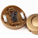 Fuß-Tretschalter Fußschalter Schnurschalter gold 65x30mm 250V/2A für Rundkabel