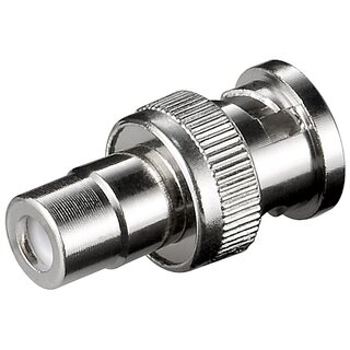 BNC Adapter BNC-Stecker auf Cinch-Kupplung